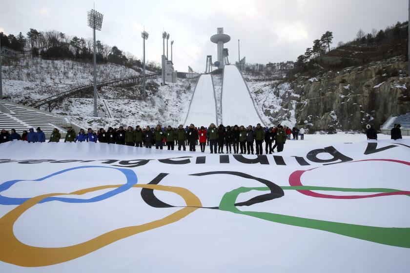 A commemorative event on Feb. 9 marks three years from the beginning of the 2018 Winter Olympics in Peyongchang, South Korea.