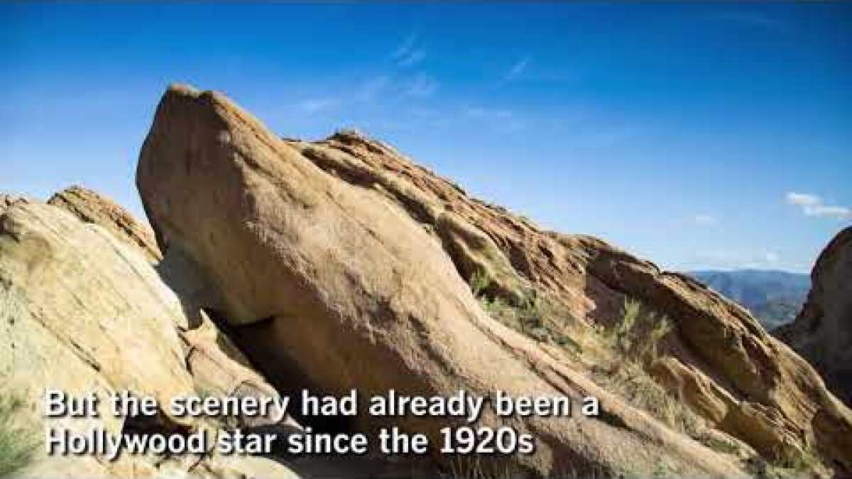 How Vasquez Rocks L A S Onetime Outlaw Hideout Became Star Trek S Favorite Alien Landscape Los Angeles Times