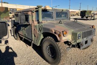 The FBI is on the lookout for this California National Guard Humvee stolen from Bell.