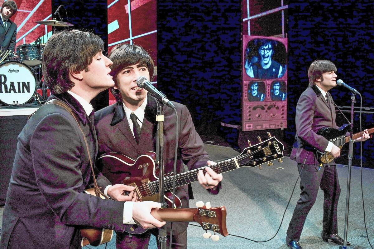 "Rain: A Tribute to the Beatles" will perform Monday at Segerstrom Center for the Arts.
