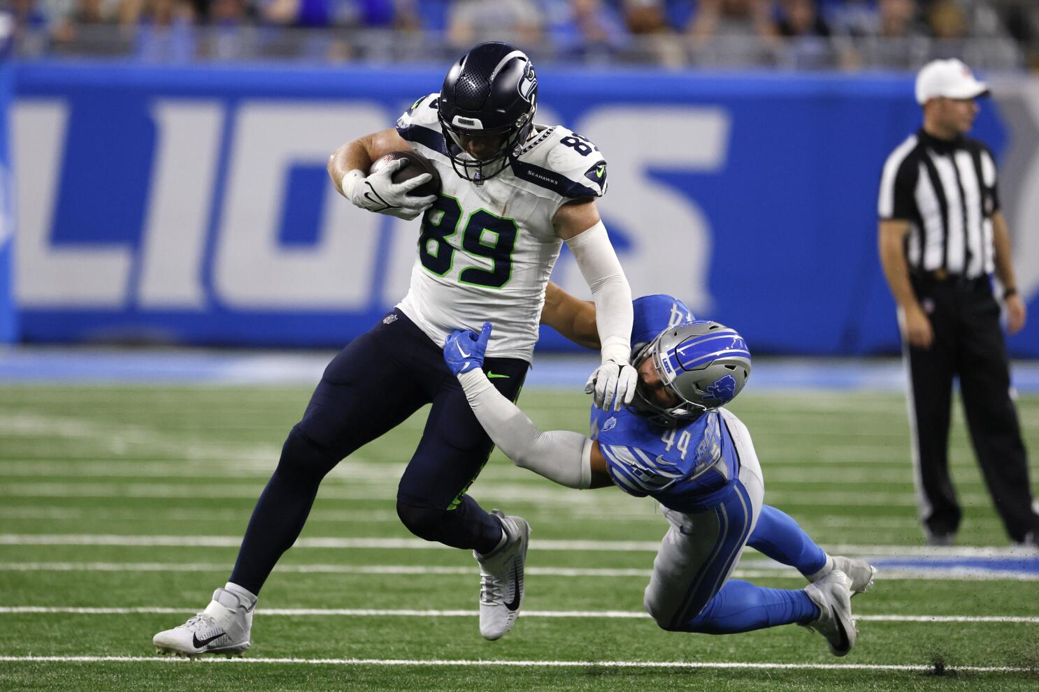 Lions pass rush never gets started in 37-31 loss to Seahawks - The