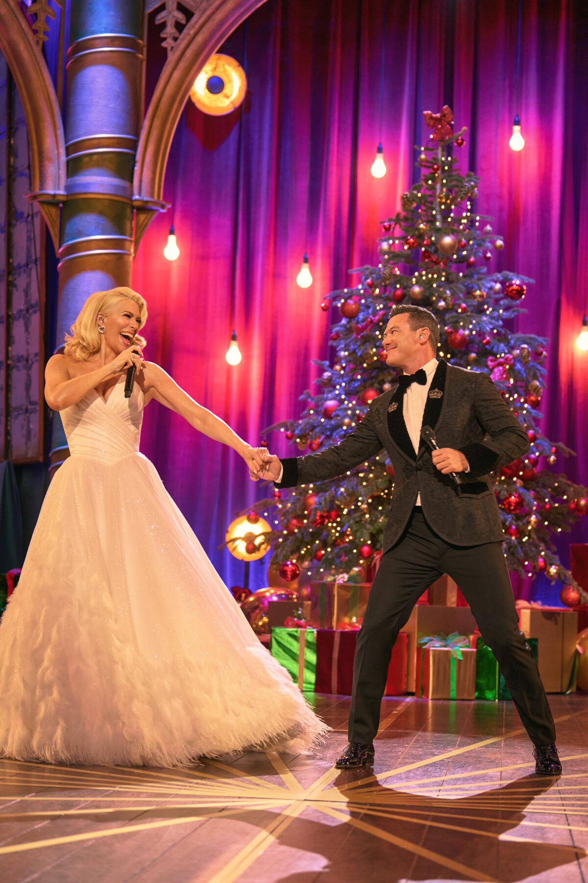 hannah waddingham christmas dress Hannah Waddingham: Home for Christmas The Journey