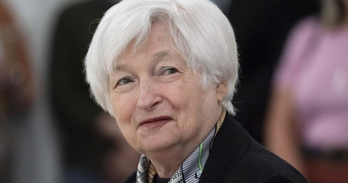 Yellen visits the former slave trade center in Senegal