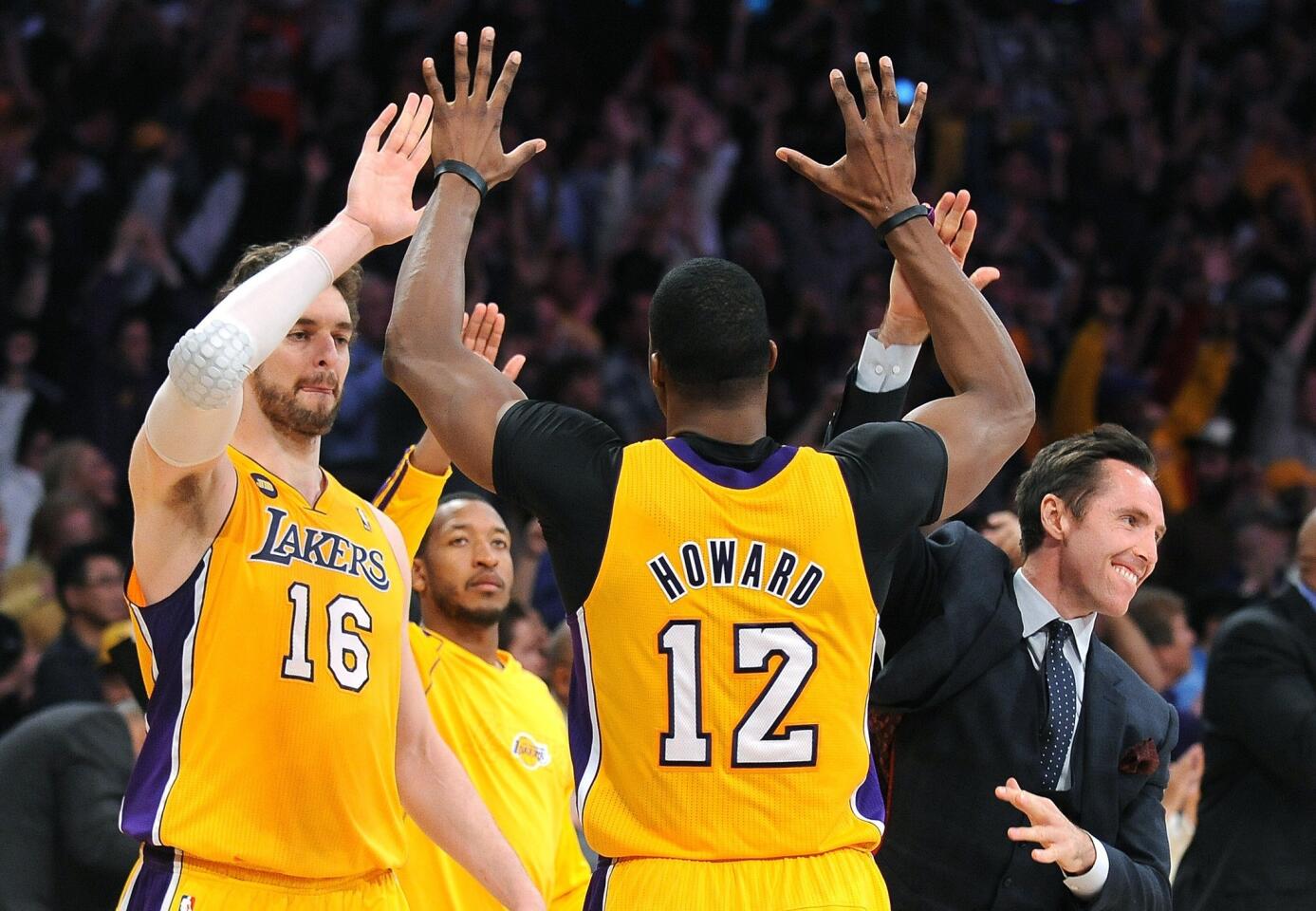 High-five, high-10, 15, 20 ... and keep going until you get to 40 -- as in 40-1 -- if you want to know the odds of the Lakers winning the NBA championship.