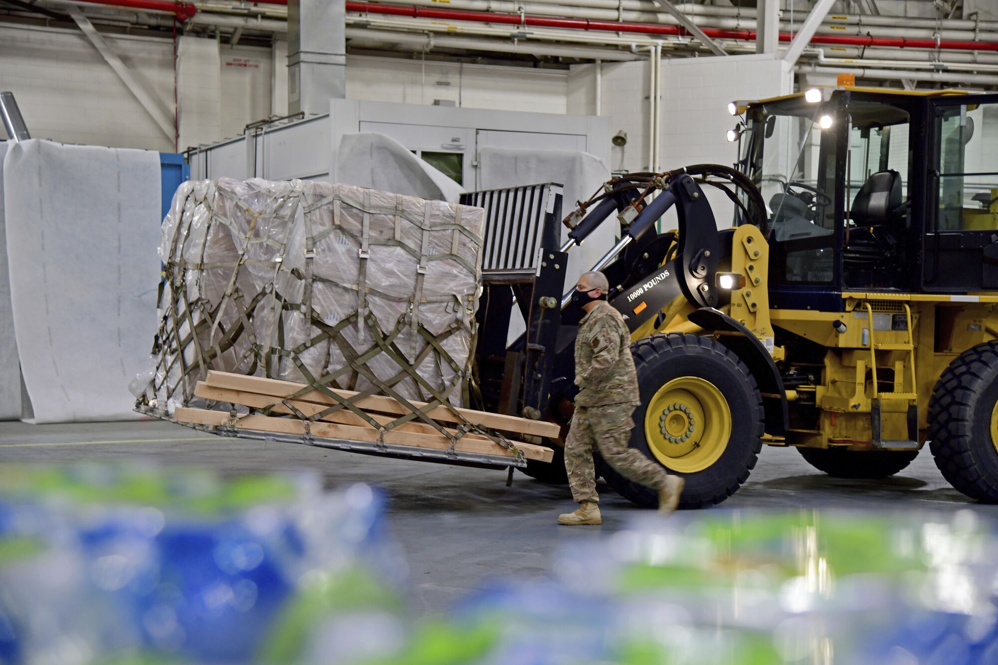 California Air National Guard prepares shipment of ventilators