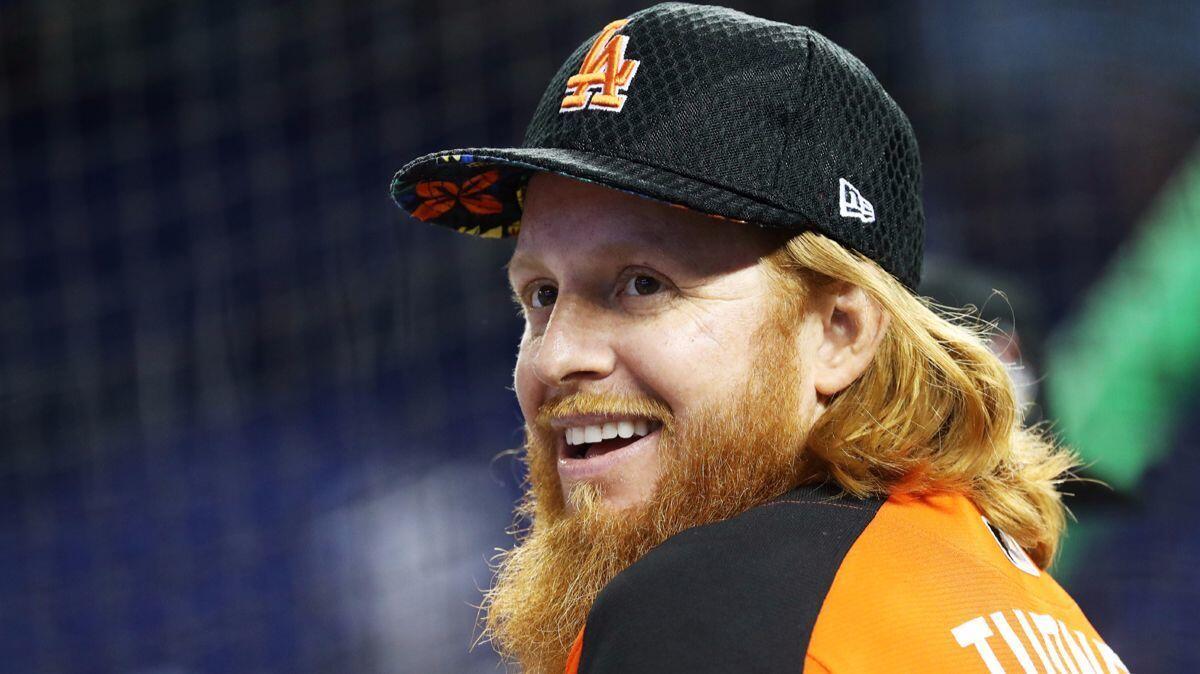 Dodgers third baseman Justin Turner takes in the experience of being an All-Star for the first time at age 32.