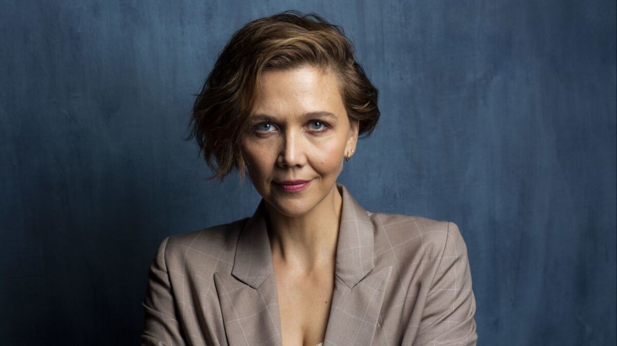 Maggie Gyllenhaal photographed in the L.A. Times Photo and Video Studio at the Toronto International Film Festival. 2018