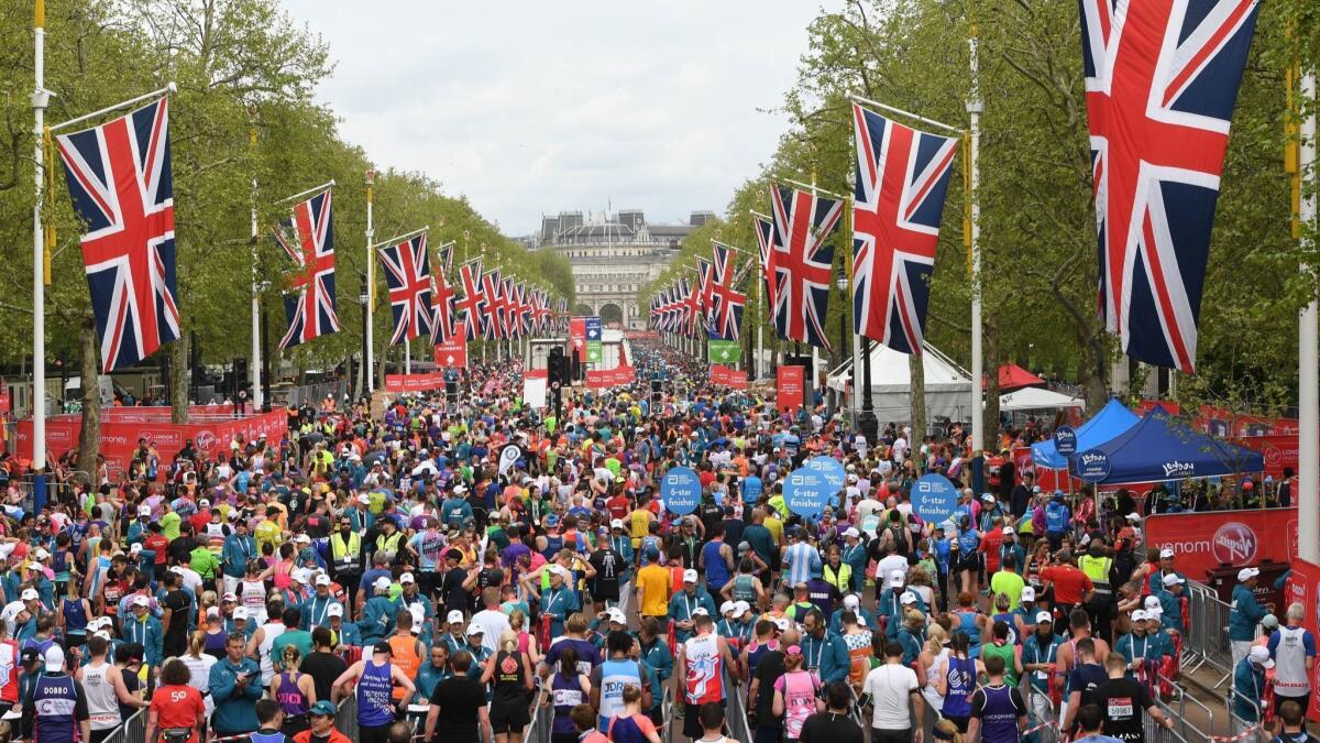 The 2019 London Marathon took place April 28.