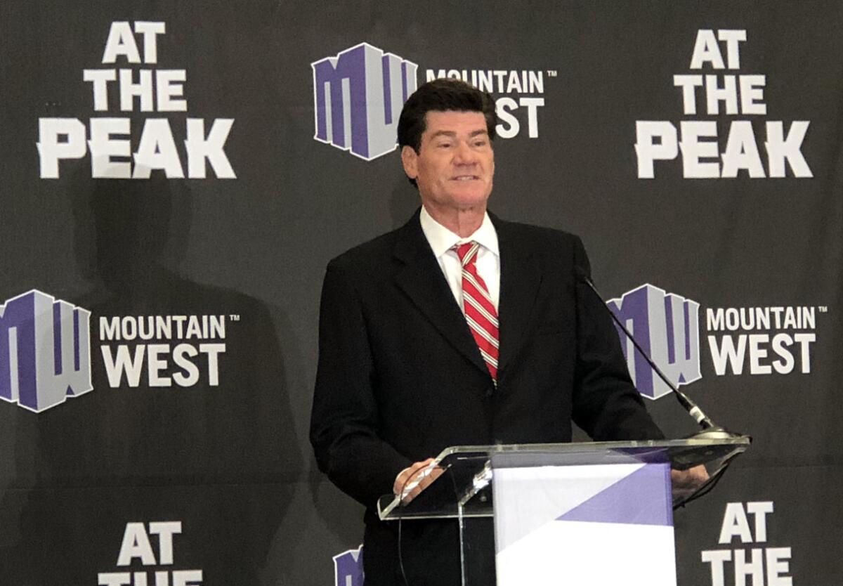 Mountain West Commissioner Craig Thompson is stepping down in December after 24 years.