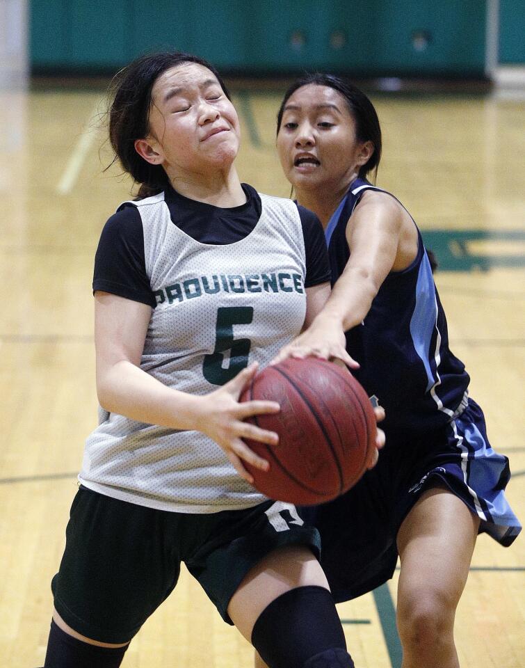 Photo Gallery: Summer league girls' basketball between Crescenta Valley at Providence