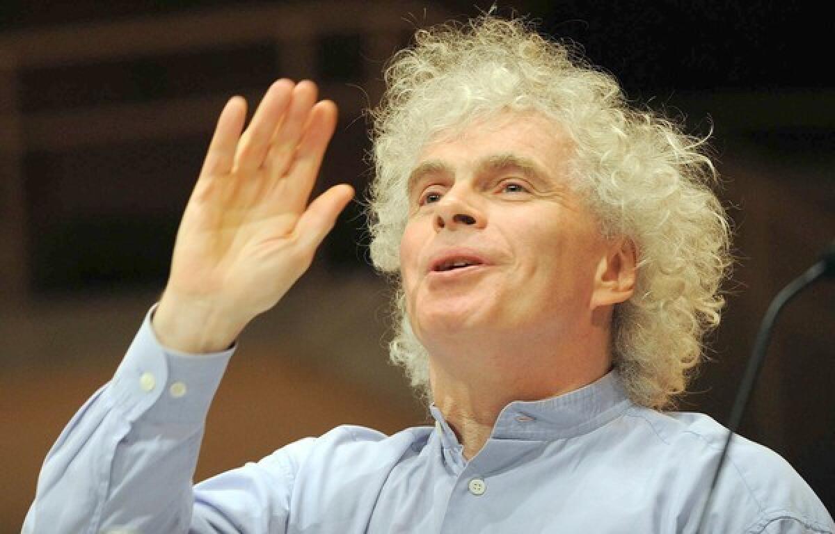 Simon Rattle spent 18 years with the City of Birmingham Symphony before taking over in Berlin.