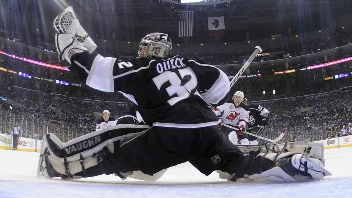 This Day in Kings' History (2008): Jonathan Quick earns his first