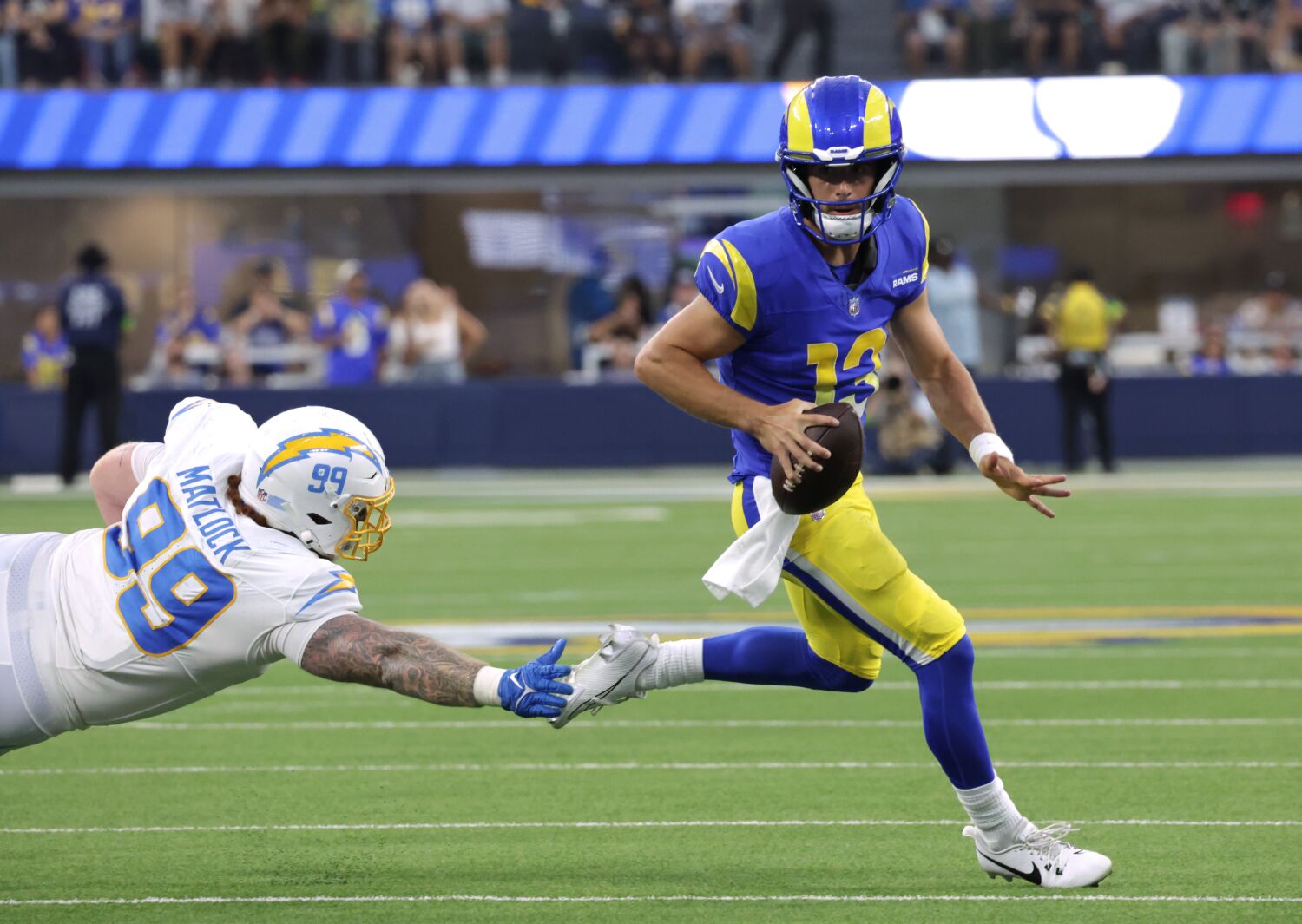 Rams preseason takeaways: Stetson Bennett recovers nicely after 'bone-headed plays'