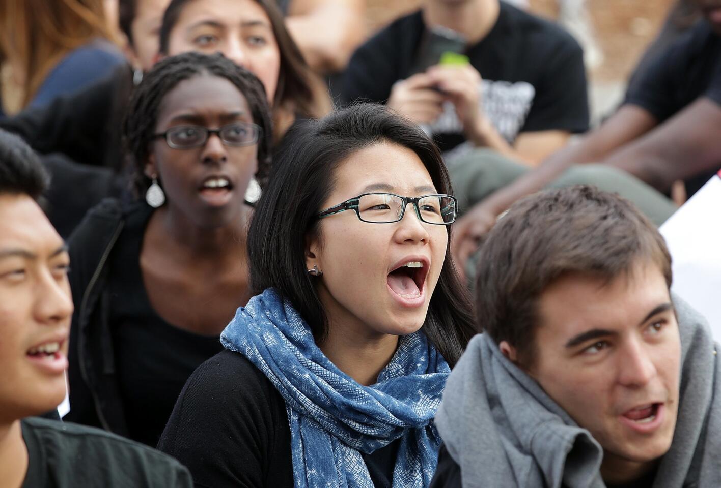 UCSD students protest tuition hikes