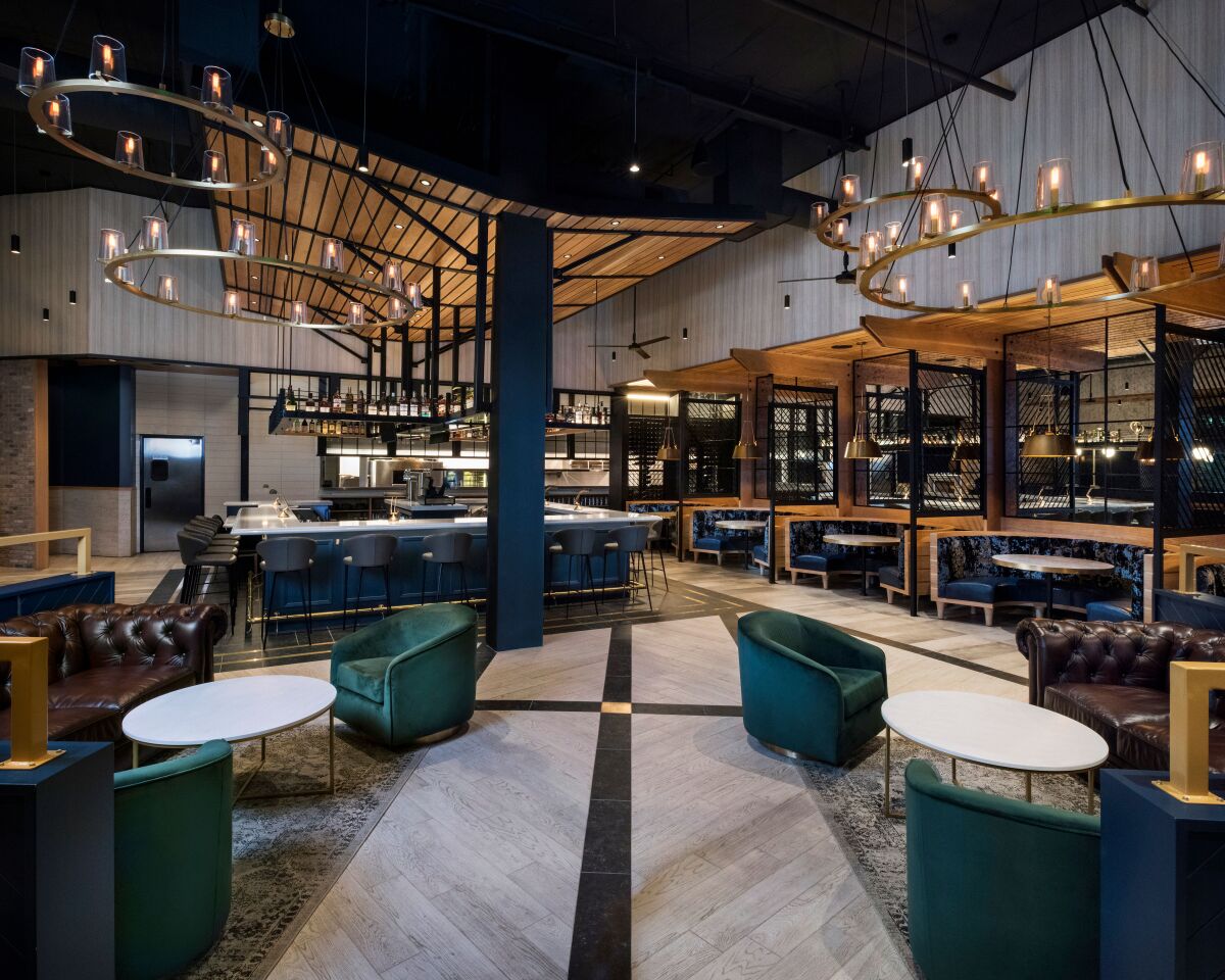 The interior of Black Rail Kitchen + Bar in Carlsbad, which opened in August.