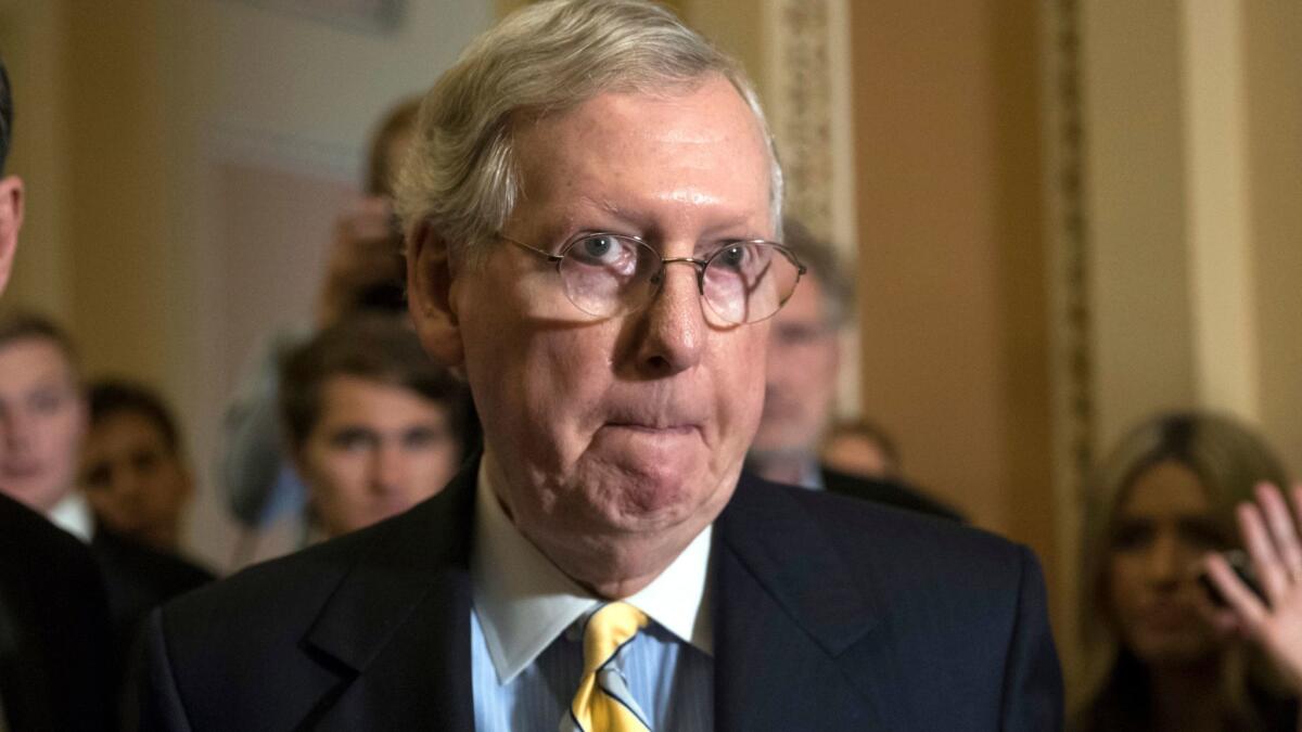 Senate Majority Leader Mitch McConnell (R-Ky.) delayed a vote on the Republican healthcare bill while GOP leadership tries to get enough votes.