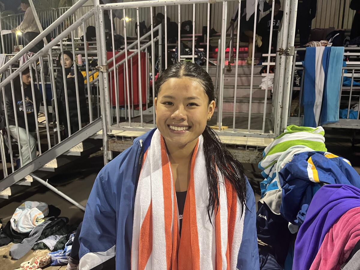 Fountain Valley sophomore Kaitlyn Nguyen finished top two in both of her individual events at CIF finals on Friday.