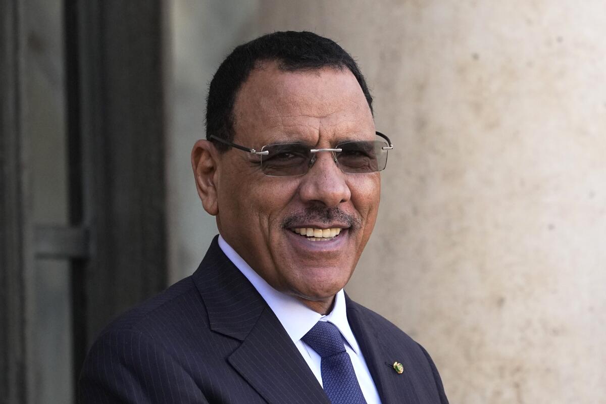 Niger's President Mohamed Bazoum 