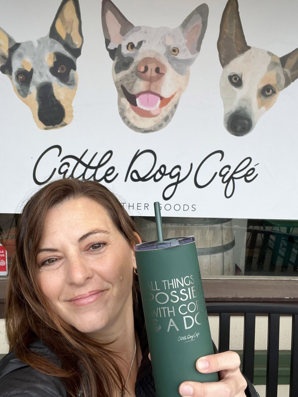 Ramona resident Jessica Komasa is a regular customer of Cattle Dog Café and the recently opened Rise + Shine Coffee Shop.