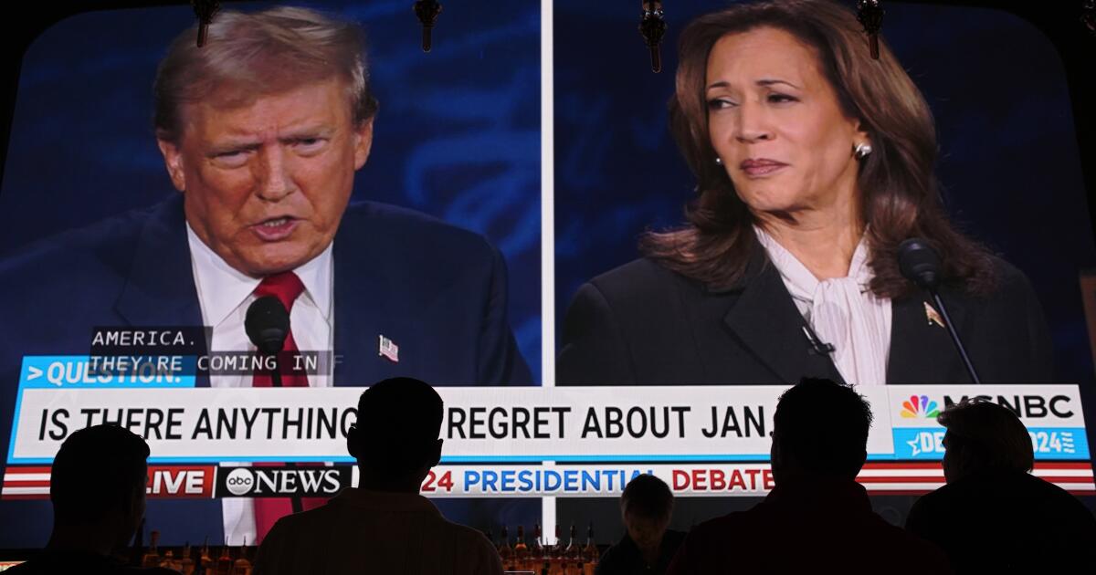 Trump, being Trump, has damaged himself in the debate with Harris