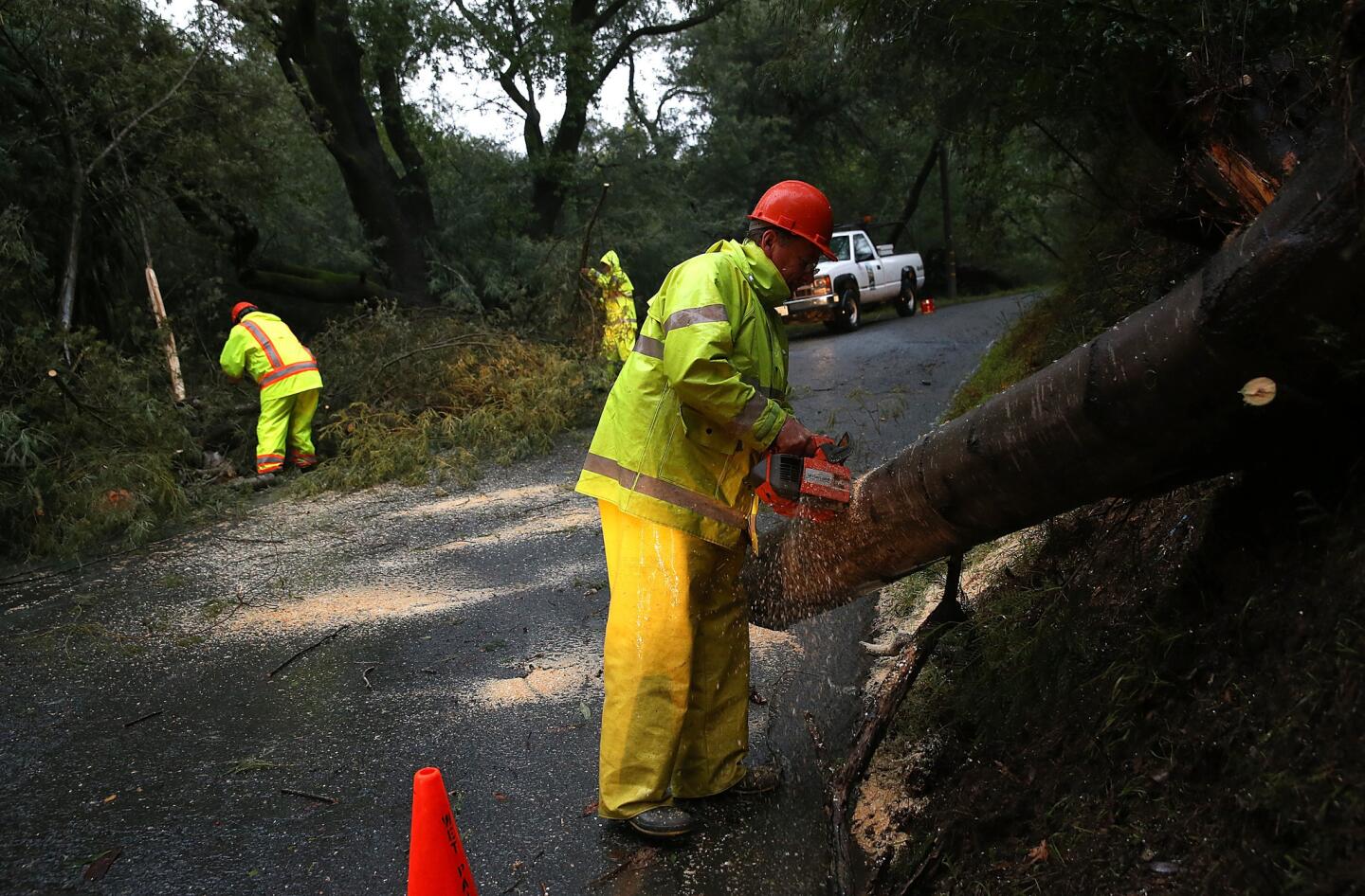 Powerful storm pounds Bay area