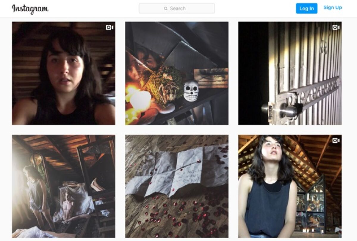 "Arcana," a narrative game that stars Nerea Duhart, has been unfolding on Instagram.