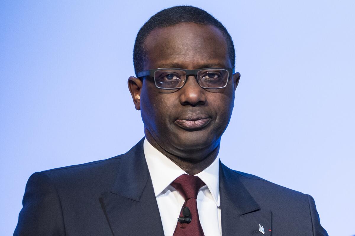 The resignation of Credit Suisse CEO Tidjane Thiam will take effect on Feb. 14, after the presentation of the bank's fourth-quarter results.