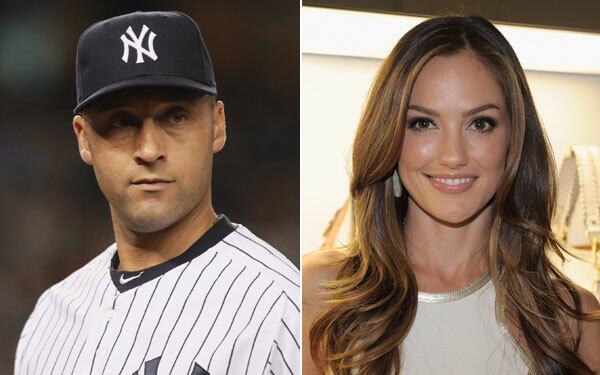 Derek Jeter and Minka Kelly