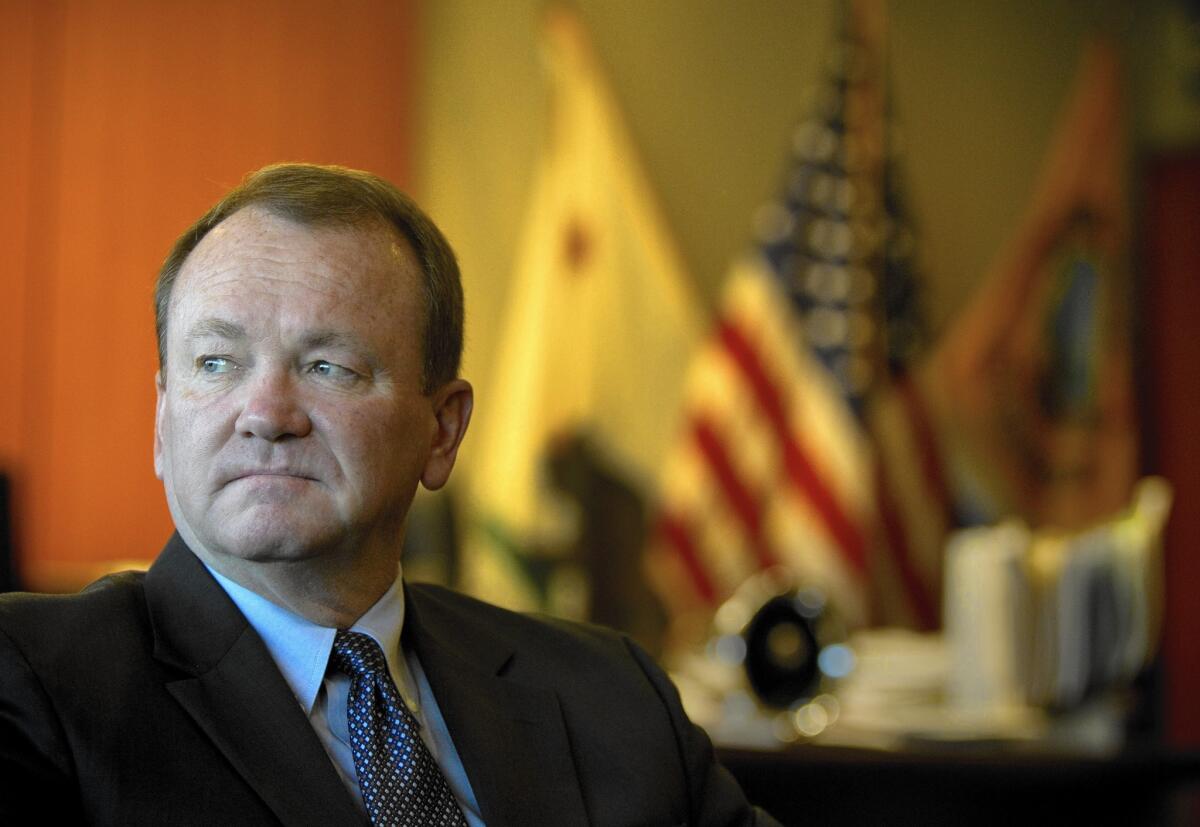 Long Beach police Chief Jim McDonnell is widely considered to be the front-runner in the Nov. 4 election to be the next sheriff of L.A. County. He would be the first sheriff in a century elected from outside the department's ranks.