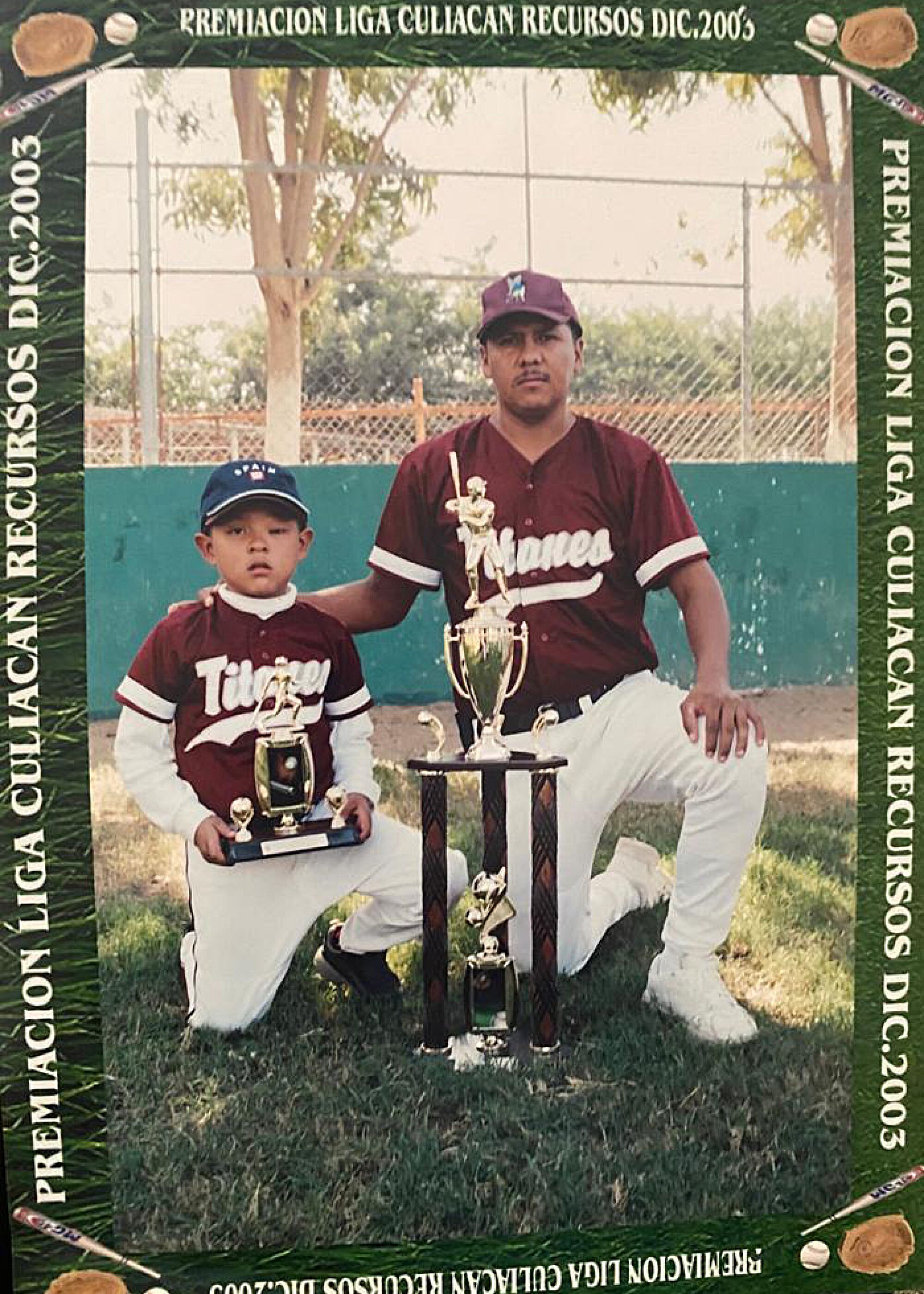 Carlos Urías coached his son's team from the time Julio was 6 until he turned pro.