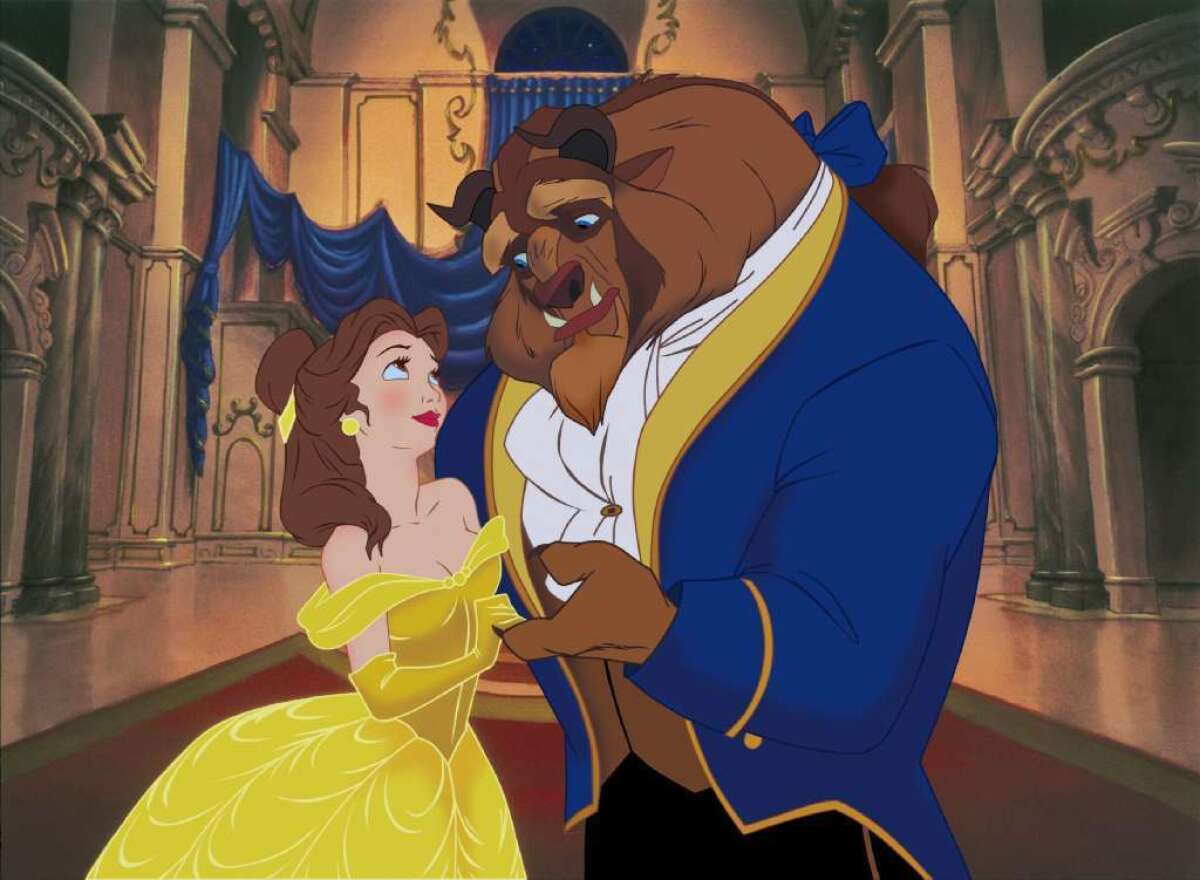 A shot from Disney's 1991 animated hit "Beauty and the Beast."