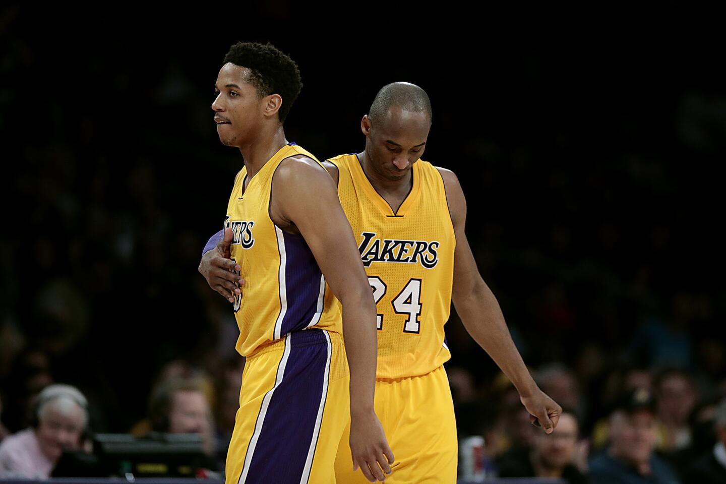 Kobe Bryant tells young Lakers teammates to take responsibility