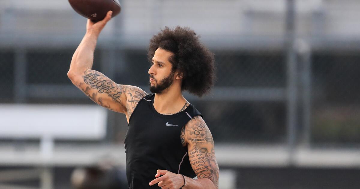 Colin Kaepernick écrit une lettre aux Jets pour le poste de QB dans l’équipe d’entraînement