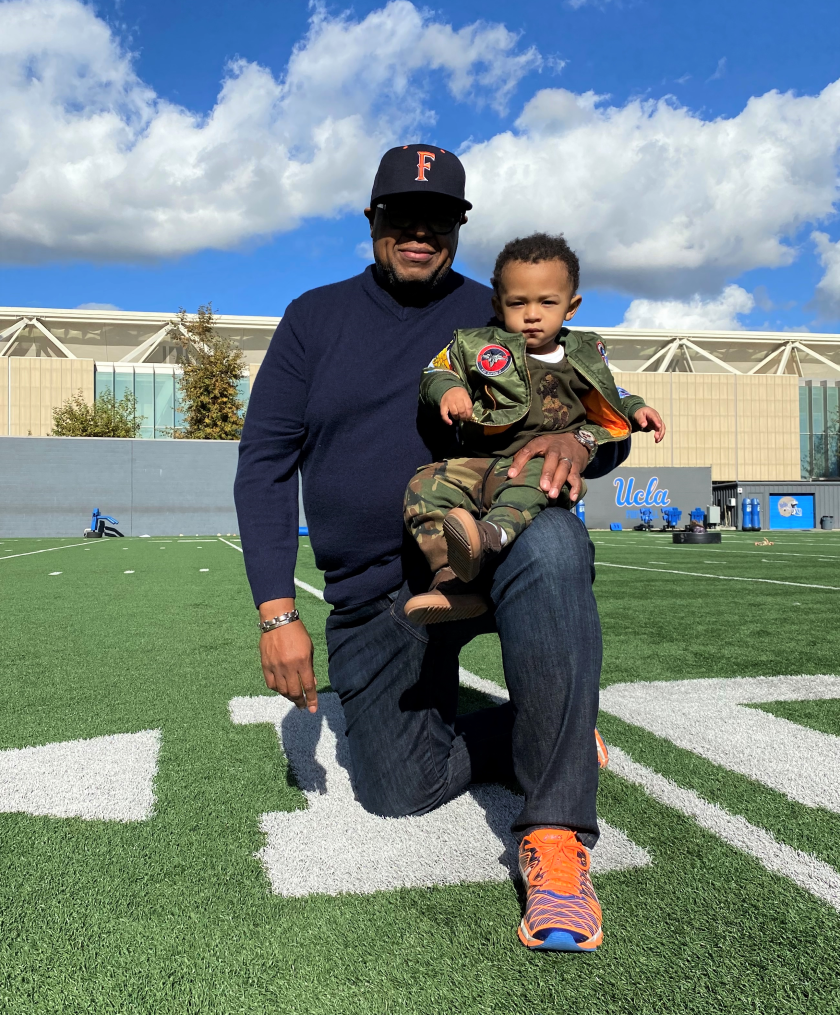 Brian Flores lawsuit and my decision to let my son play football 12 Dennis S. Ellis and his son, Townsend