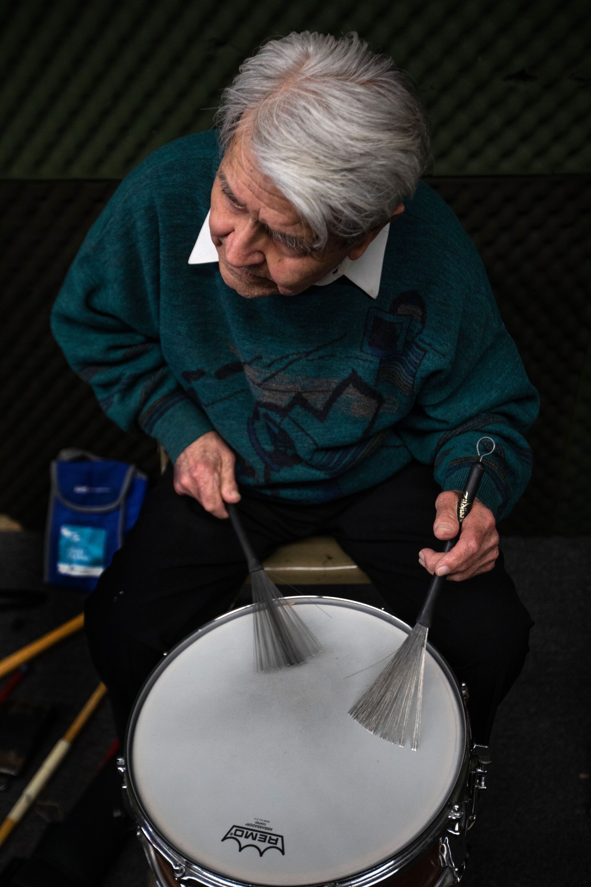 “I am a guy who works with what I have, and this doesn’t mean I’m going to give up" music, Hideg said.