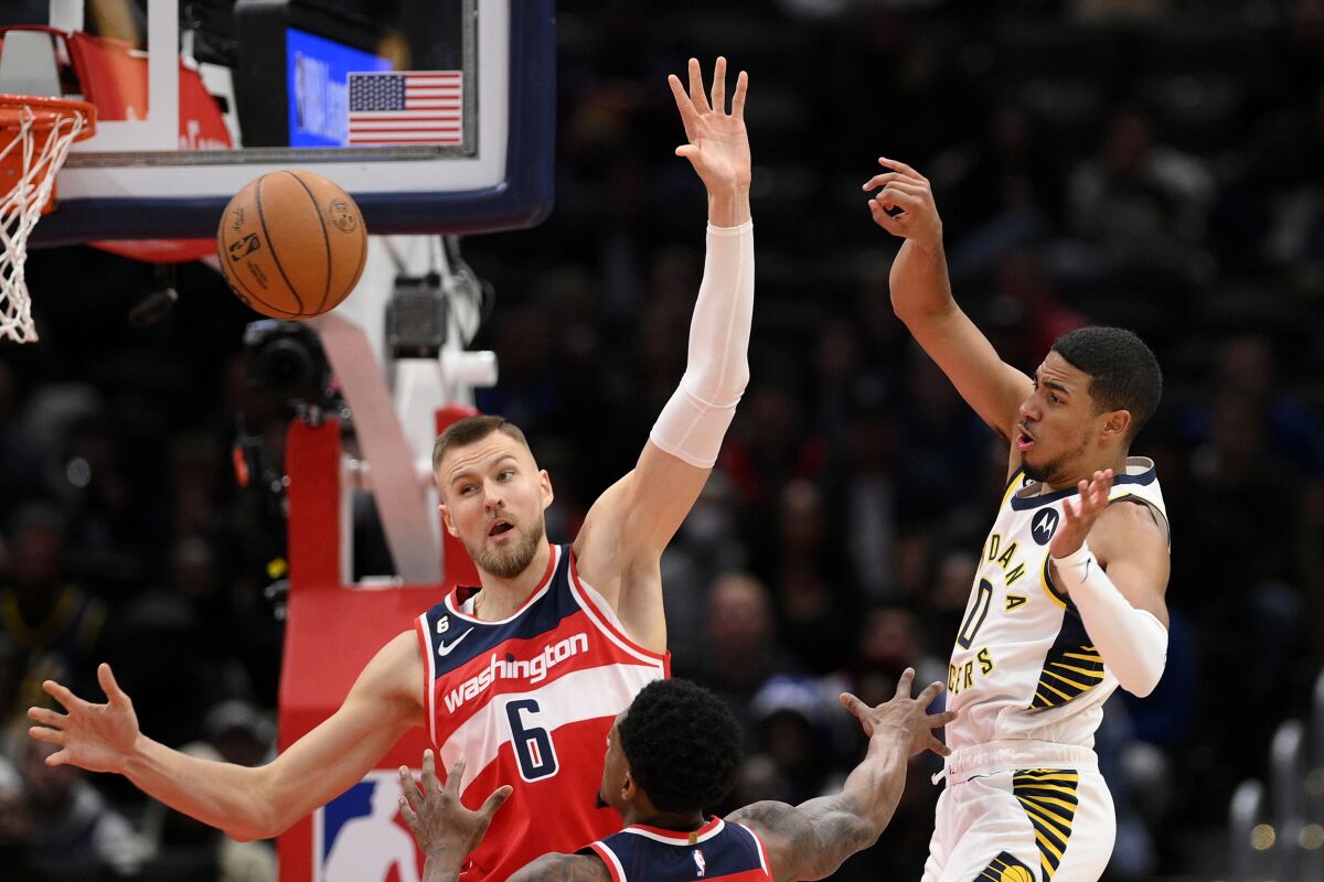 Pacers sharp early in 127117 victory over Wizards The San Diego