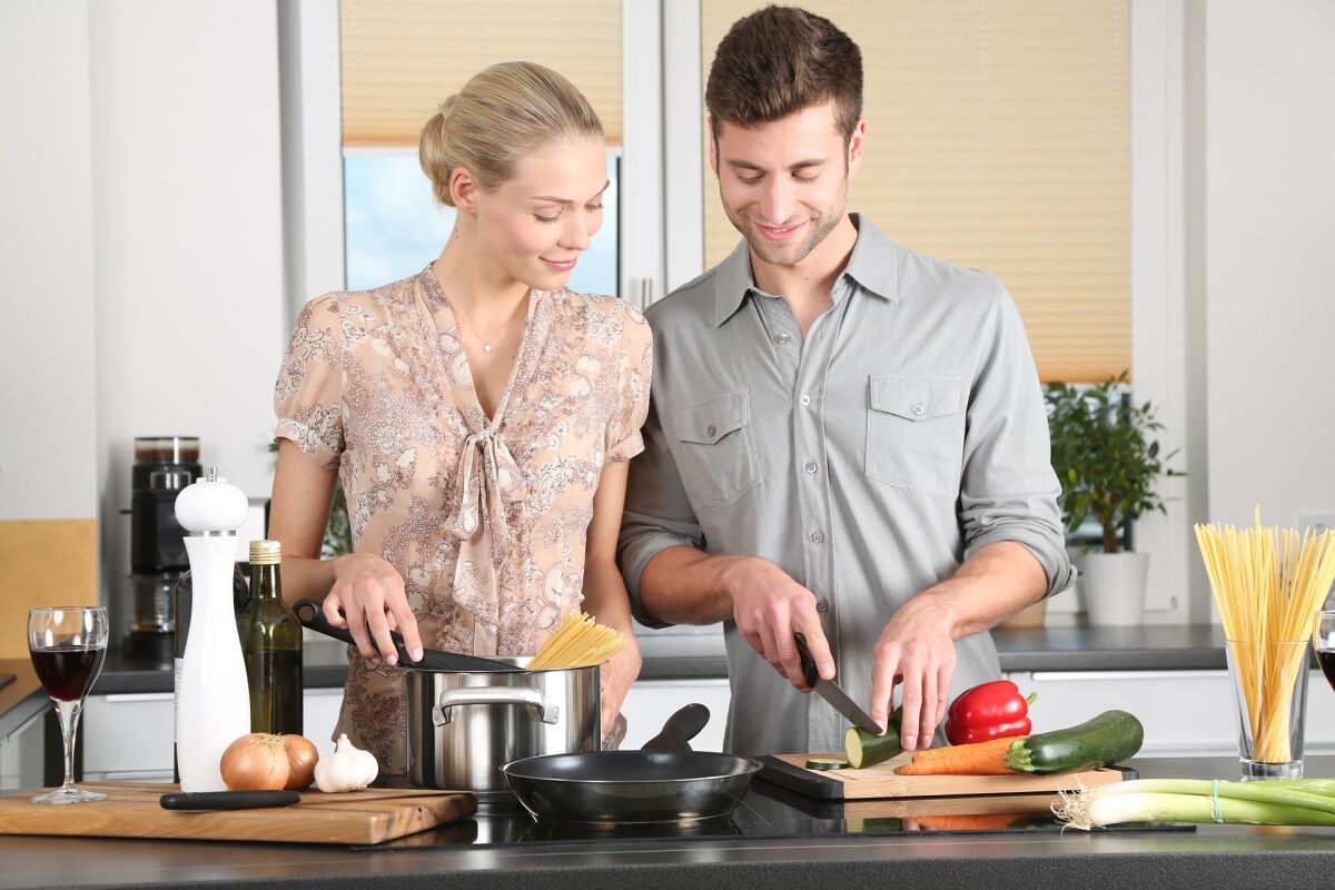 The kitchen brings family and friends together.