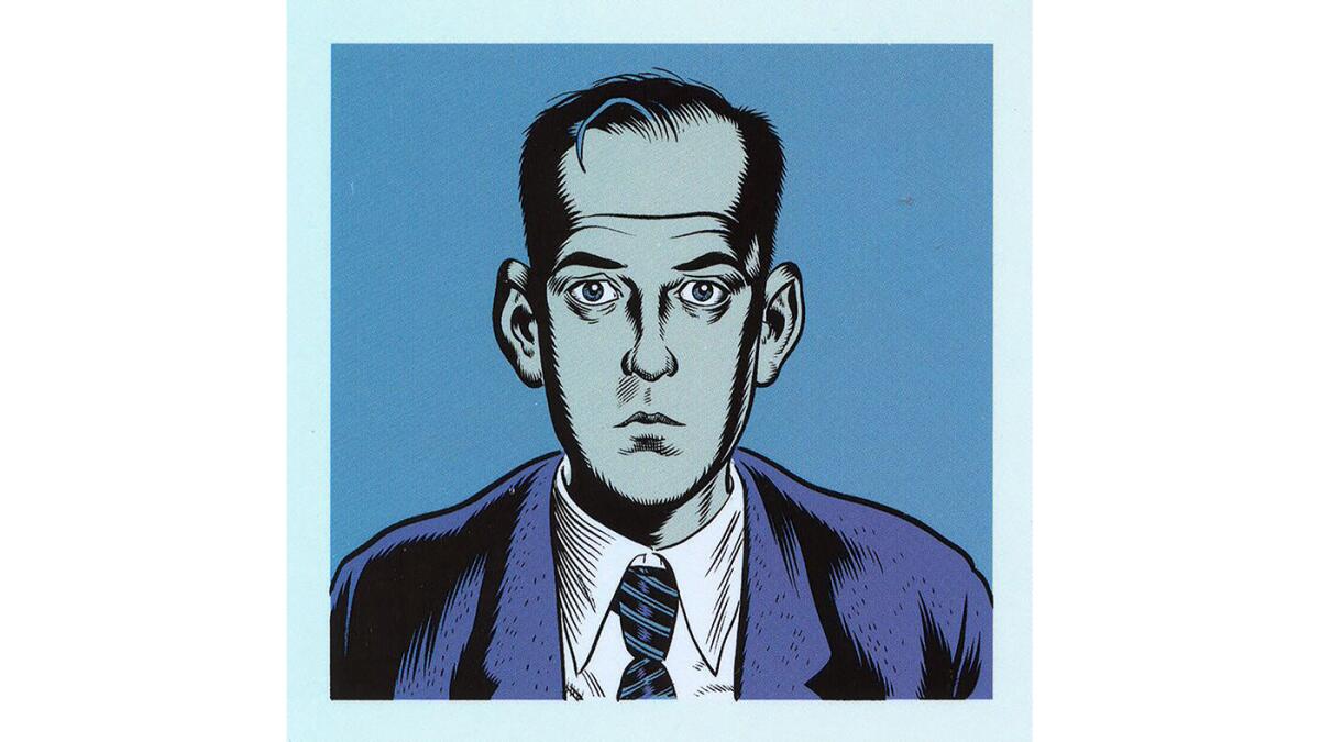 Self-portrait of Daniel Clowes, author of the book "Eightball"