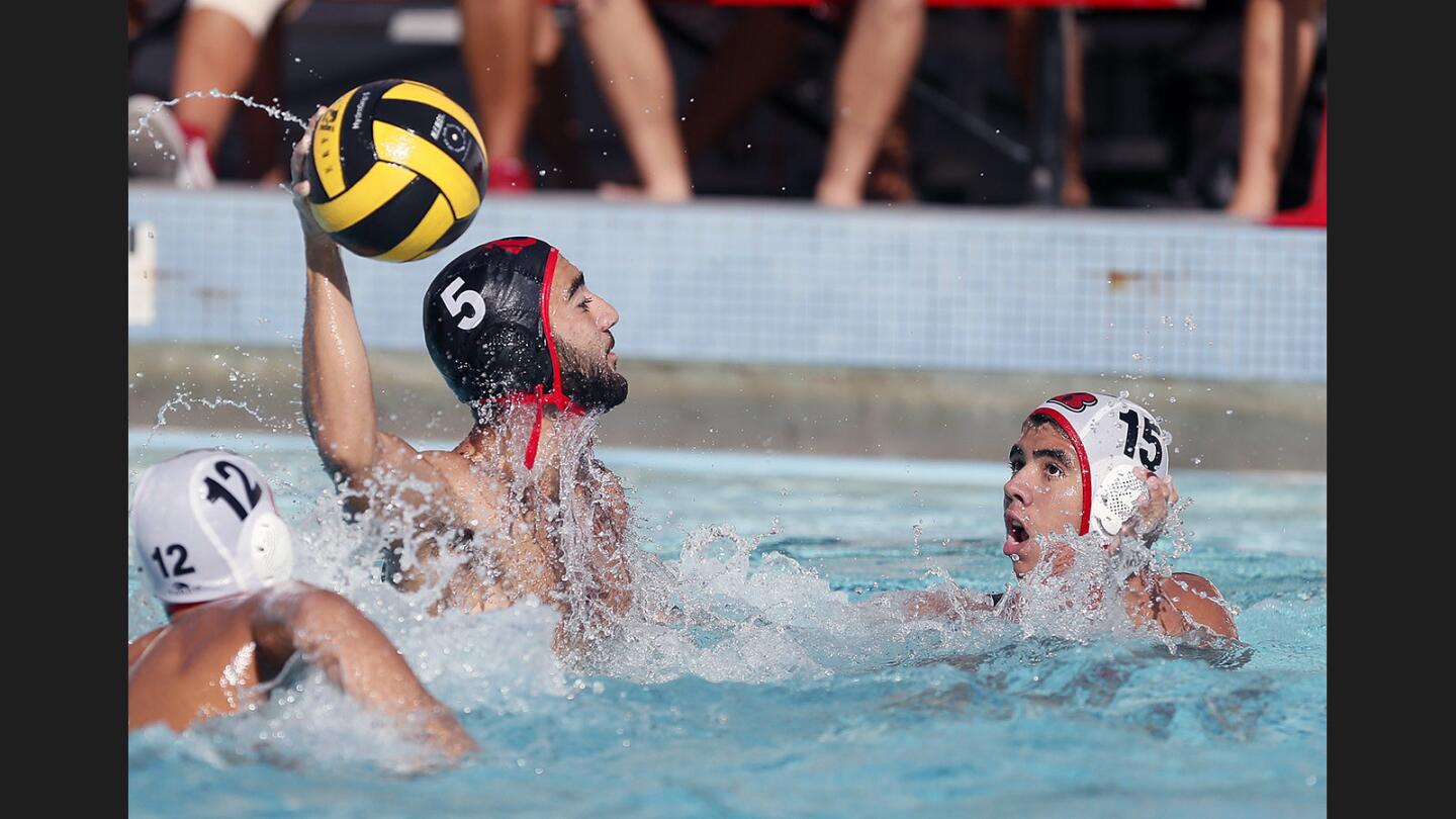 Photo Gallery: Glendale vs. Burroughs in Pacific League boys' water polo