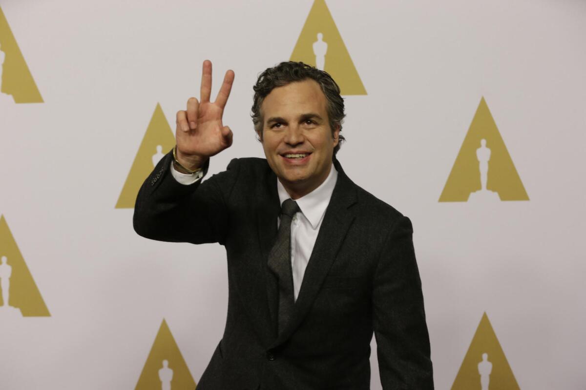 Mark Ruffalo has joined activists demonstrating against white supremacy.