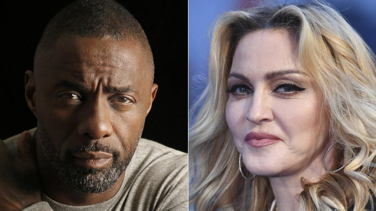Nothing to see here: Idris Elba says he's not sleeping with Madonna.
