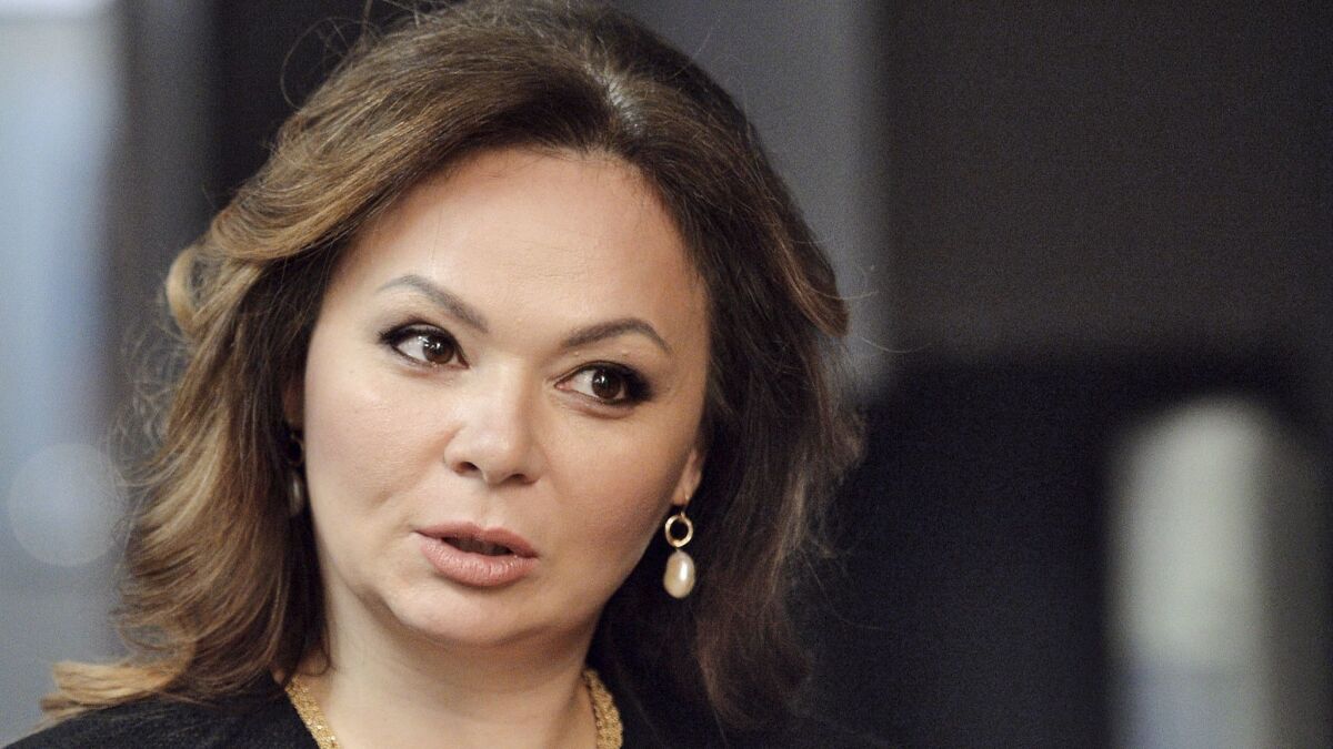 Russian lawyer Natalia Veselnitskaya, shown in Moscow in 2016, held a meeting with Trump campaign officials at Trump Tower on June 9, 2016, a topic of scrutiny by special counsel Robert S. Mueller III.