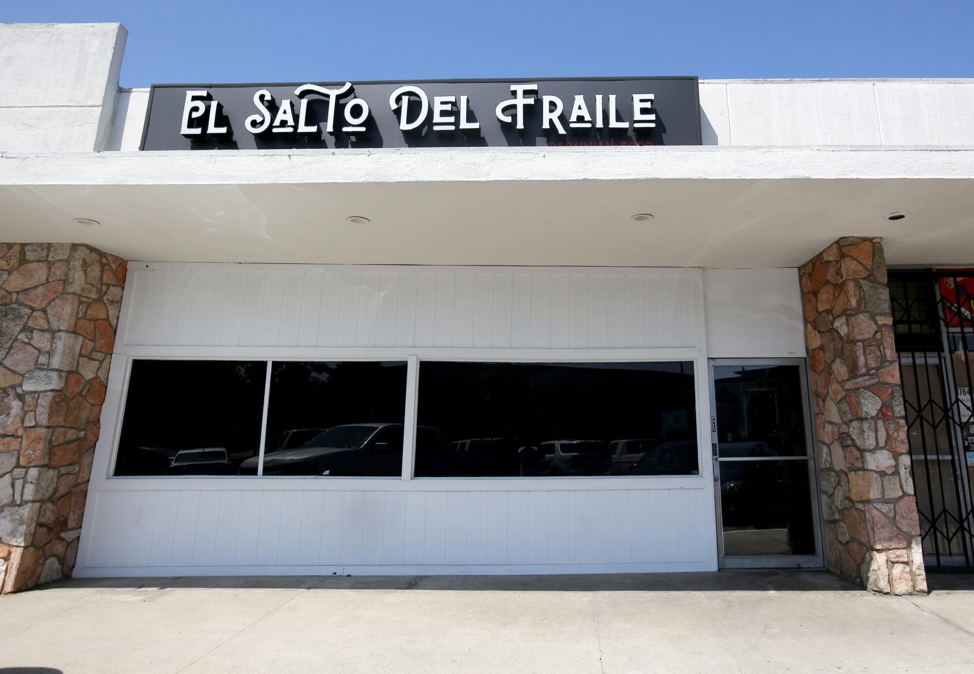 El Salto Del Fraile on the 7600 block of Firestone Blvd., in Downey on Friday, July 28, 2023.