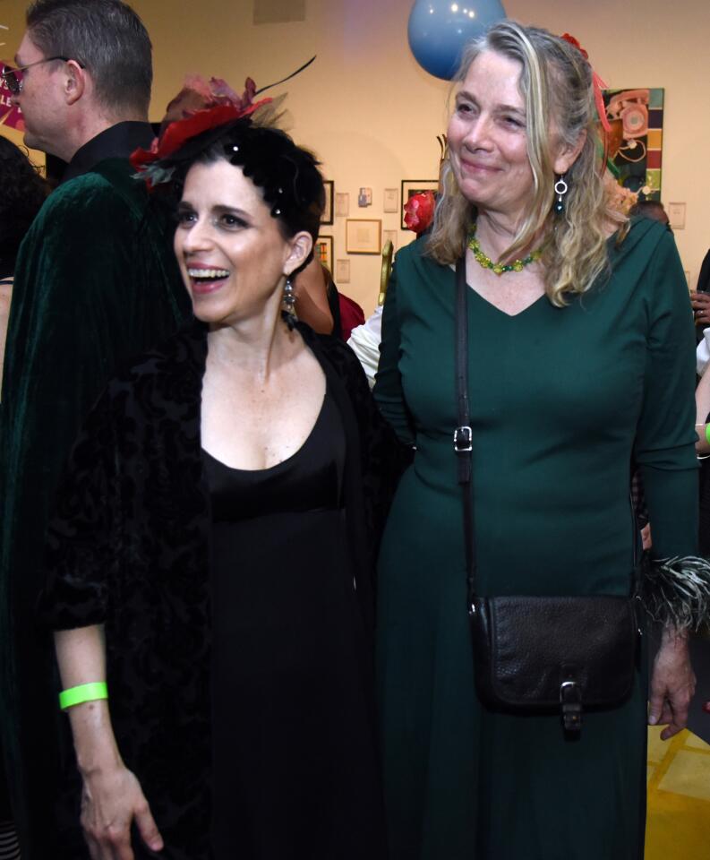 Gina Caruso, Molly Roberts at the Marquee Ball at the Creative Alliance.