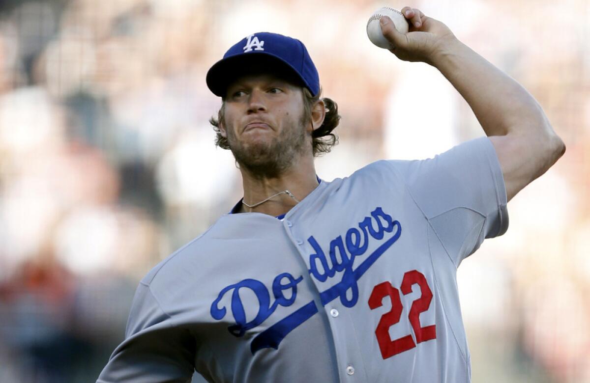 Clayton Kershaw pitched another gem for the Dodgers against San Francisco on Saturday night.