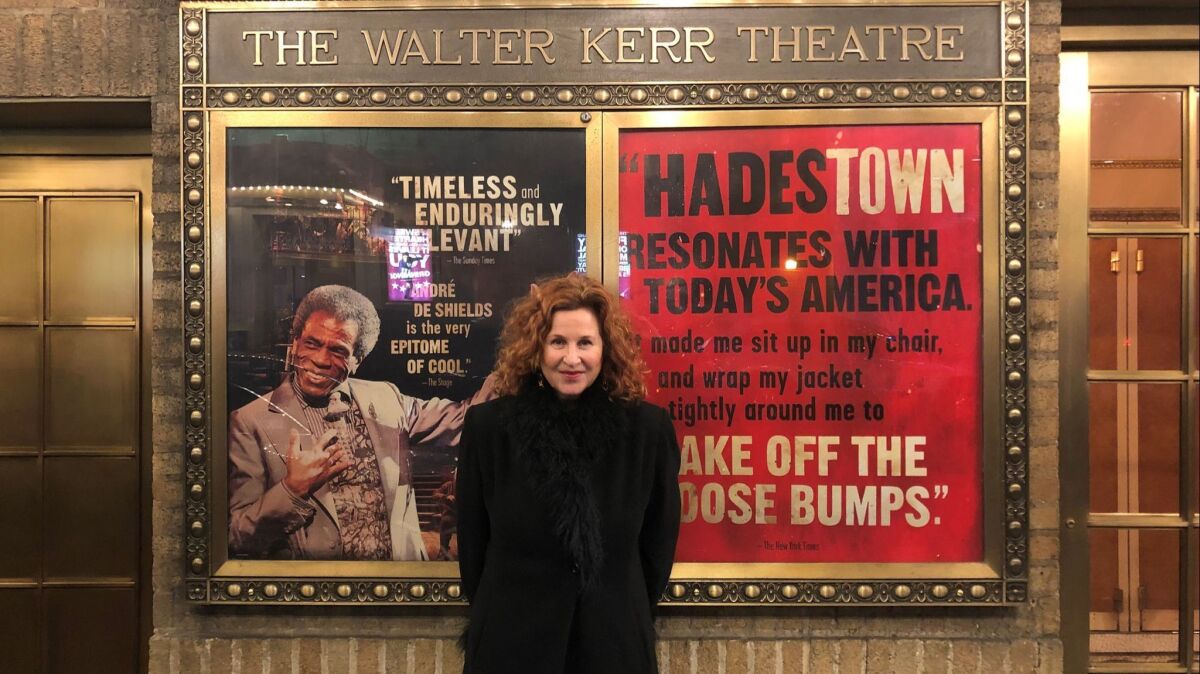 Dale Franzen left her post as the artistic director of the Broad Stage in Santa Monica to become a lead producer on the Tony-nominated musical "Hadestown."