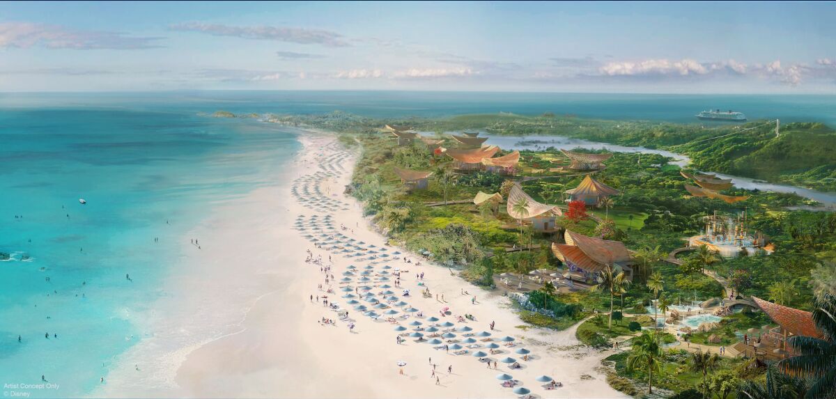 A rendering of Lighthouse Point in the Bahamas