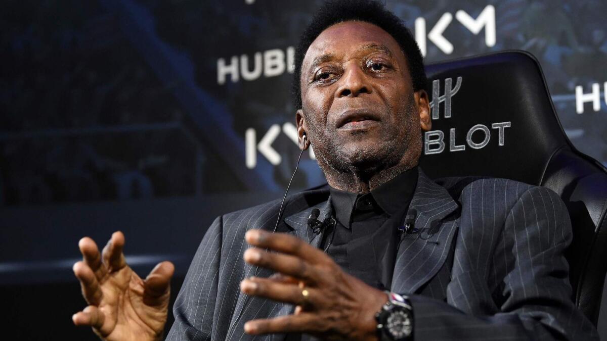 Pele takes part in a new conference in Paris on April 2 before returning to Brazil.