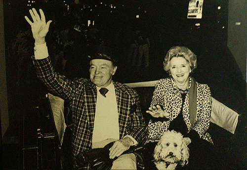 BIG NAMES: Bob Hope's schedule was open in 1978, so he and wife Dolores participated in the Hollywood Christmas Parade.