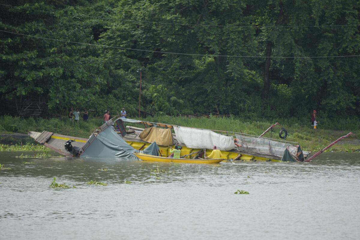 Fierce winds caused panic on ferry that capsized in Philippines